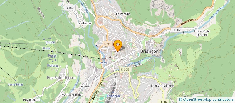 localisation de l'entreprise GROUP PECHEURS SPORTIFS DE L'ARGENTIERE à BRIANCON