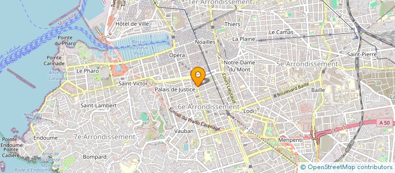 localisation de l'entreprise GROUP PEREZ  MARSEILLE 1ER