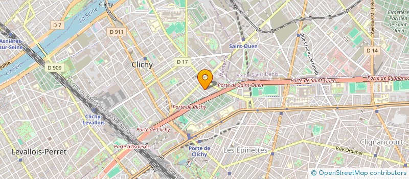 localisation de l'entreprise GROUP PHENIX à CLICHY