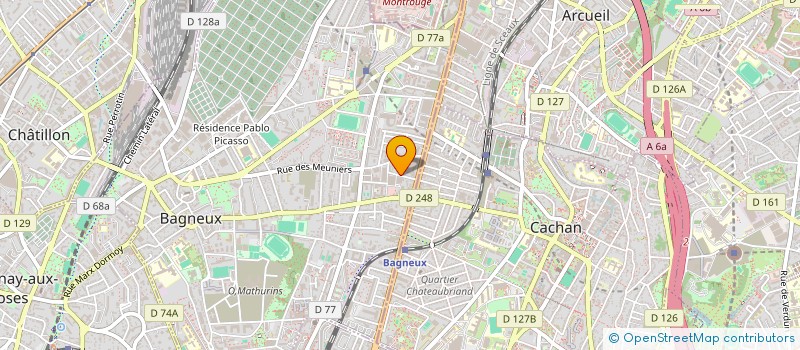 localisation de l'entreprise GROUP PLAN B COMMUNICATIONS à BAGNEUX