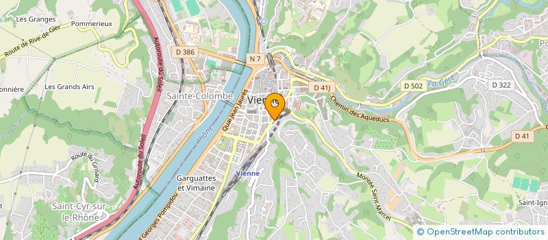 localisation de l'entreprise GROUP PLATR PEINTRES SECTEUR NORD ISERE  VIENNE