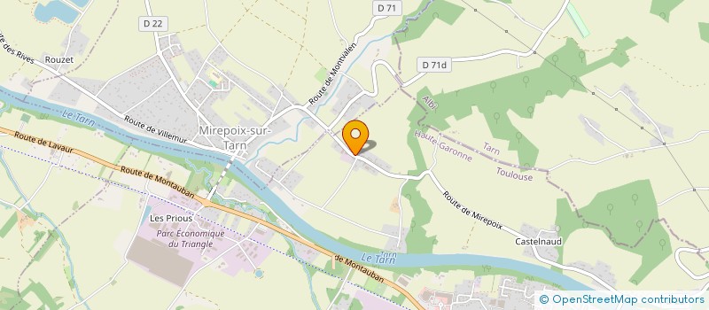 localisation de l'entreprise GROUP PRATE  BESSIERES