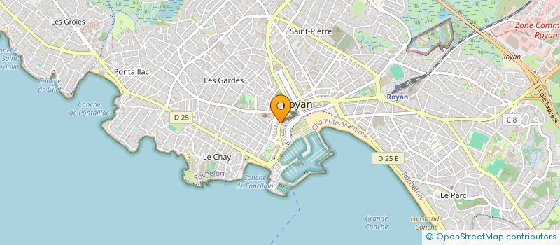 localisation de l'entreprise GROUP PROFF METIERS AMEUB DE LA SELLERIE  ROYAN