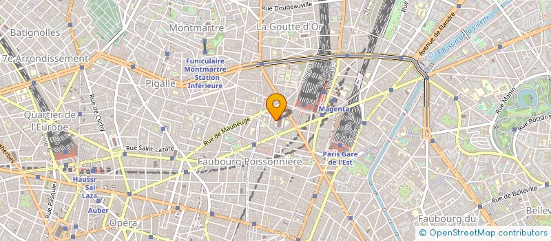 localisation de l'entreprise GROUP PROGRAMMATION CINEMAS INDEPENDANTS à PARIS