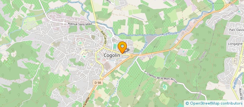 localisation de l'entreprise GROUP PROPERTIES  COGOLIN