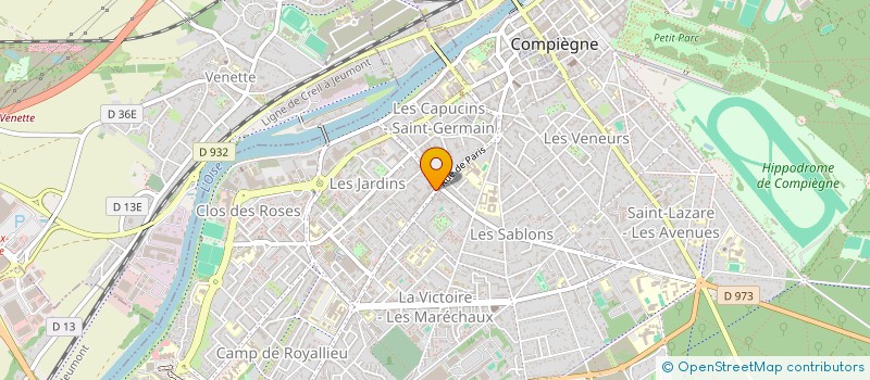 localisation de l'entreprise GROUP RECHERC INFECT THERAPEUT  COMPIEGNE