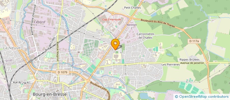 localisation de l'entreprise GROUP RECHERC UTILIS VALORIS INDUST ALIM à BOURG-EN-BRESSE