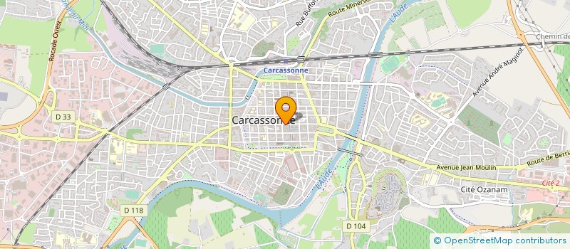 localisation de l'entreprise GROUP RECHERCHE ANIMATION PHOTOGRAPHIQUE à CARCASSONNE