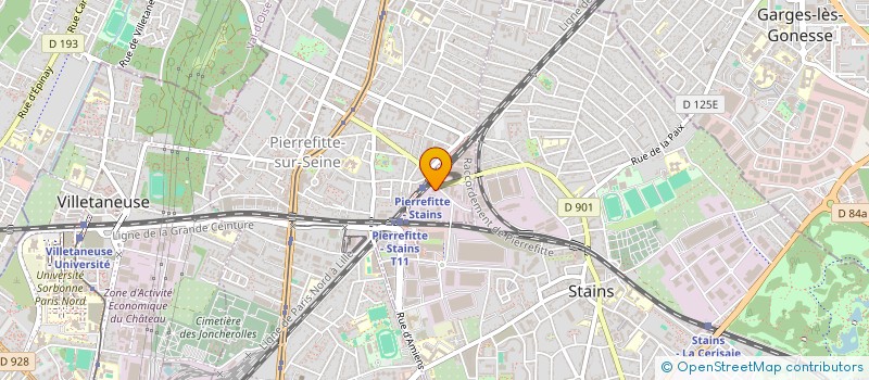 localisation de l'entreprise GROUP RECUP INDEPENDANTS à PIERREFITTE-SUR-SEINE