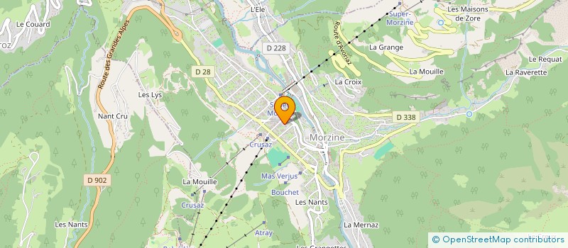 localisation de l'entreprise GROUP  REMONTEES MECANIQUES à MORZINE