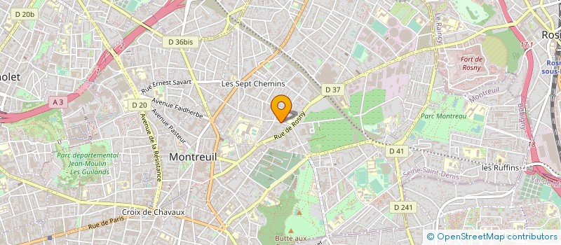 localisation de l'entreprise GROUP RENOVATION ENTRETIEN BATIMENT à MONTREUIL