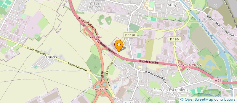 localisation de l'entreprise GROUP RG  FLERS-EN-ESCREBIEUX