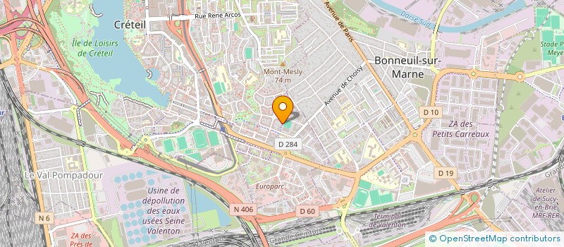 localisation de l'entreprise GROUP RJBF à CRETEIL