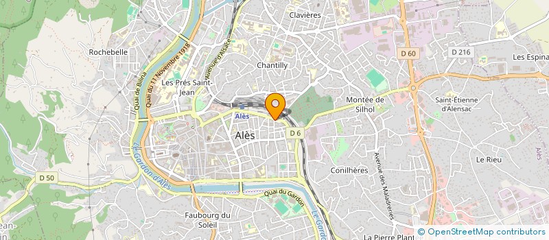 localisation de l'entreprise GROUP RUIZ à ALES