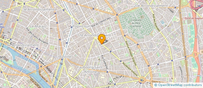 localisation de l'entreprise GROUP RV  PARIS