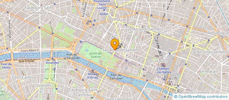 localisation de l'entreprise GROUP SAINT HONORE à PARIS