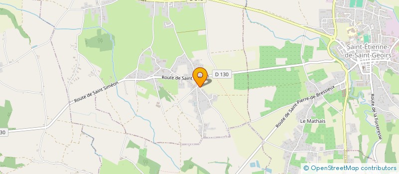 localisation de l'entreprise GROUP SINEAL  BREZINS