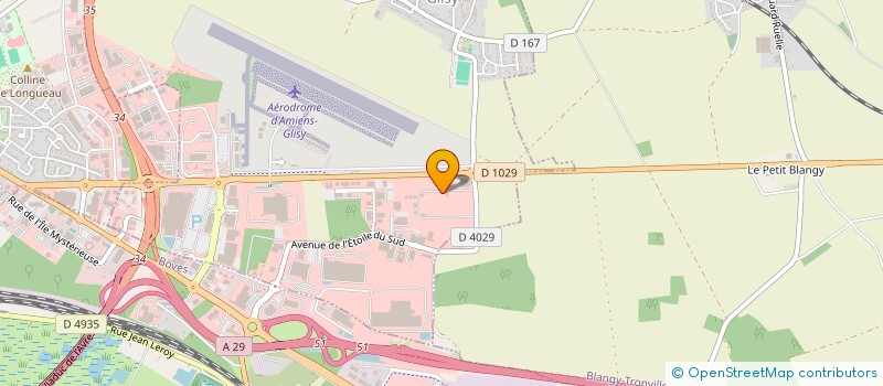localisation de l'entreprise GROUP-SOLUTIONS à GLISY