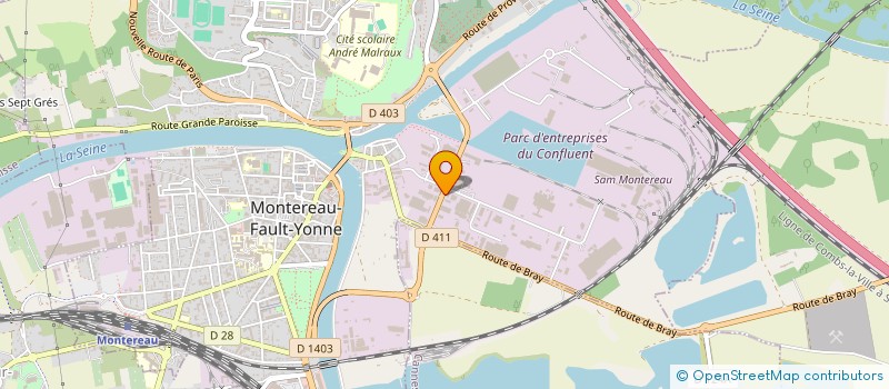localisation de l'entreprise GROUP TRAVAIL SUD SEIN ET MARN à MONTEREAU-FAULT-YONNE