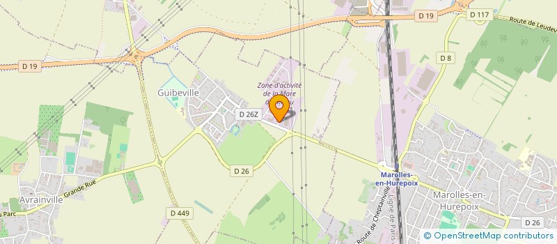 localisation de l'entreprise GROUP VSP à GUIBEVILLE