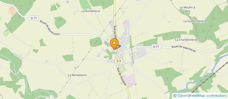 localisation de l'entreprise GROUP VULGARISATION AGRIC  SAINT-AMAND-LONGPRE