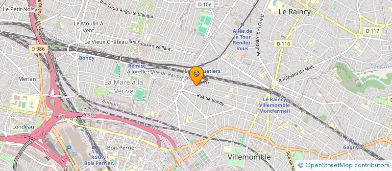 localisation de l'entreprise GROUP W2K à VILLEMOMBLE