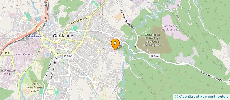 localisation de l'entreprise GROUP WEB CONCEPT  GARDANNE