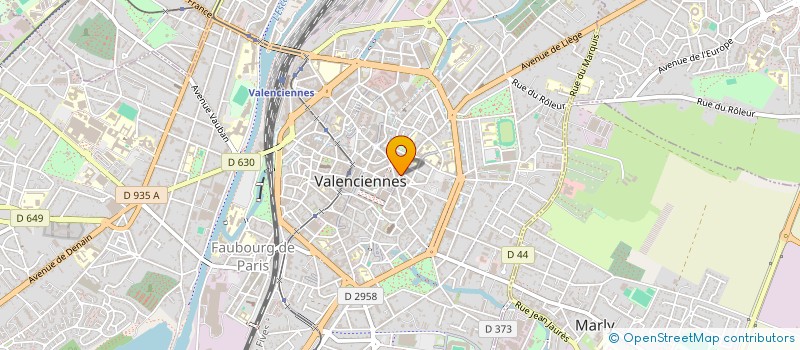 localisation de l'entreprise GROUPA 5 à VALENCIENNES