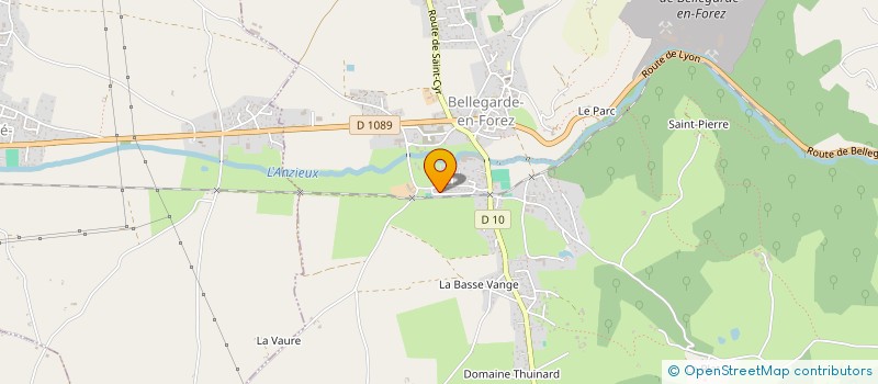 localisation de l'entreprise GROUPAIN  BELLEGARDE-EN-FOREZ