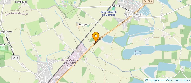 localisation de l'entreprise GROUPALTYS  SAINT-MARCEL-EN-DOMBES