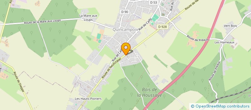 localisation de l'entreprise GROUPE 1000 NORMANDIE à QUINCAMPOIX