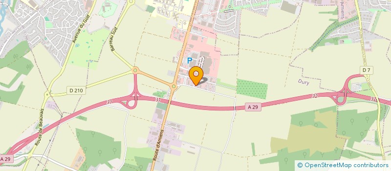 localisation de l'entreprise GROUPE 1000 PICARDIE à DURY