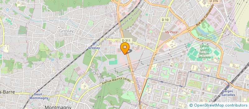 localisation de l'entreprise GROUPE 2 A.L.C.B  GROSLAY