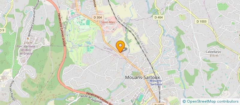 localisation de l'entreprise GROUPE 2 MAGEL  GRASSE