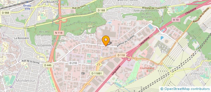 localisation de l'entreprise GROUPE 21 à VILLEBON-SUR-YVETTE