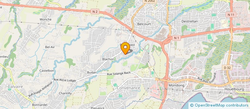 localisation de l'entreprise GROUPE 2R  BAIE-MAHAULT