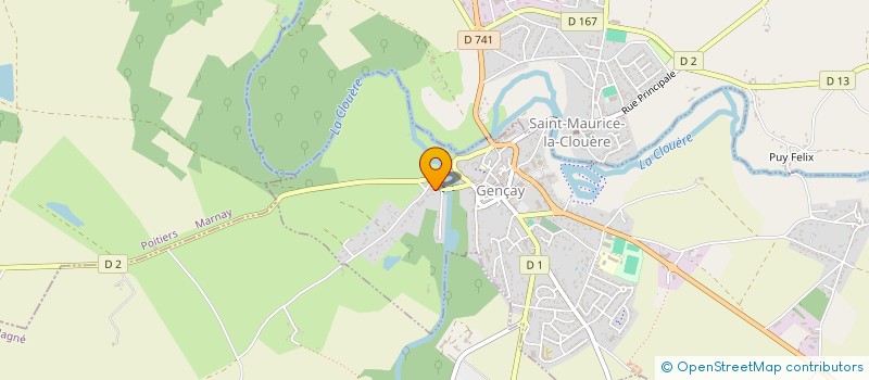 localisation de l'entreprise GROUPE 313  GENCAY