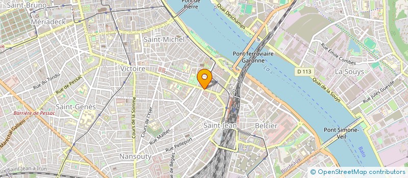 localisation de l'entreprise GROUPE 33 à BORDEAUX