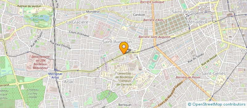 localisation de l'entreprise GROUPE 333 à BORDEAUX