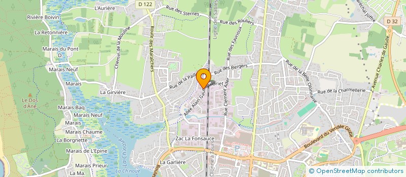 localisation de l'entreprise GROUPE 37DEUX à LES SABLES D'OLONNE