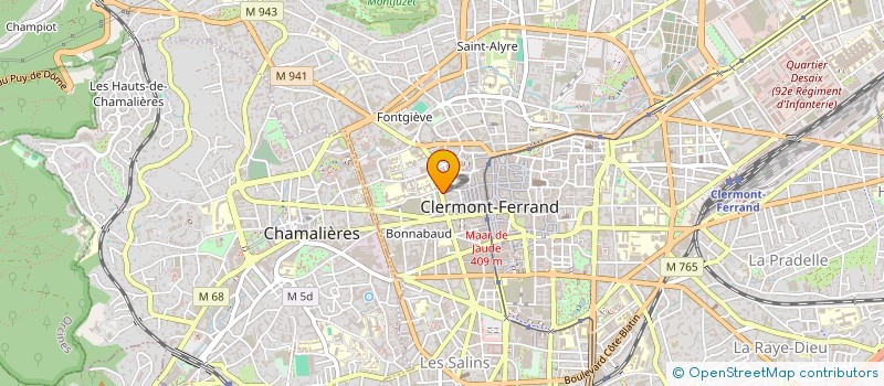 localisation de l'entreprise GROUPE 3A à CLERMONT-FERRAND