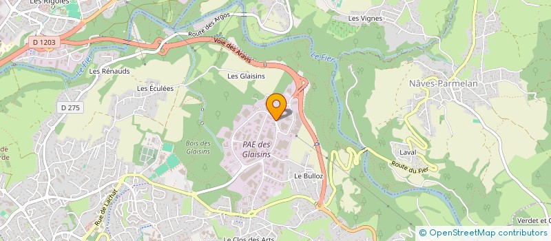 localisation de l'entreprise GROUPE 3AE à ANNECY