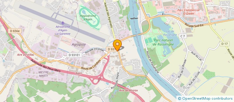 localisation de l'entreprise GROUPE 3AM  LE PASSAGE