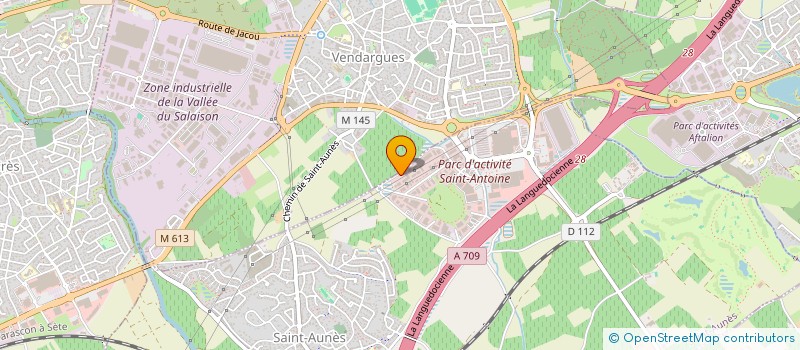 localisation de l'entreprise GROUPE 3B à SAINT-AUNES