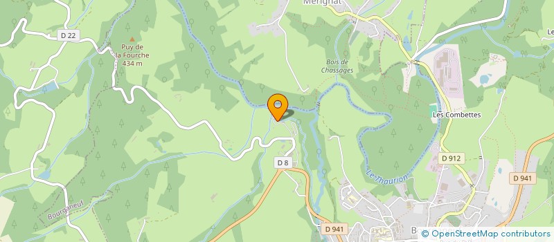localisation de l'entreprise GROUPE 3F à BOURGANEUF