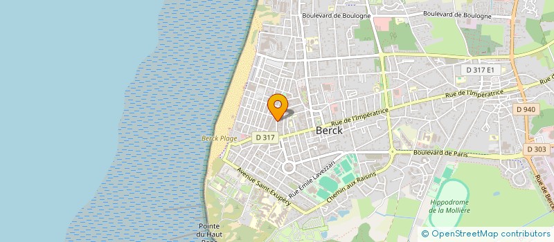 localisation de l'entreprise GROUPE 4 E à BERCK