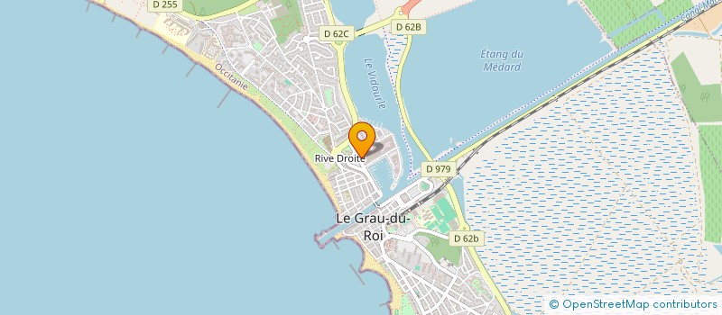 localisation de l'entreprise GROUPE 4F  LE GRAU-DU-ROI