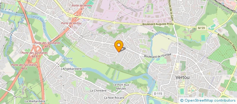 localisation de l'entreprise GROUPE 4G à VERTOU