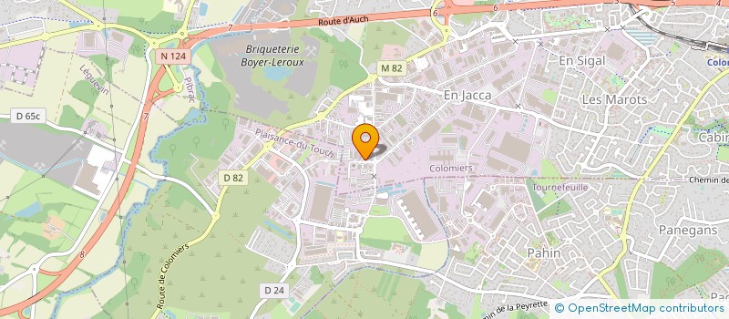localisation de l'entreprise GROUPE 5 K à COLOMIERS