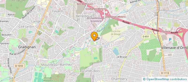 localisation de l'entreprise GROUPE 5EME AGENCE  GRADIGNAN